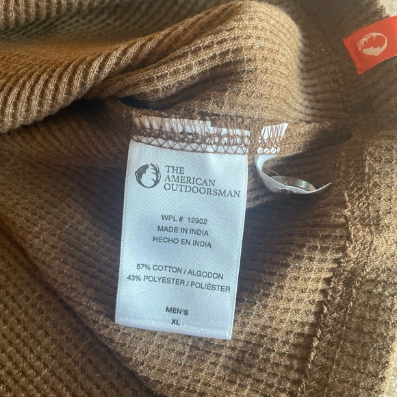 The American Outdoorsman Long Sleeve Button Waffle Shirt - Size XL - Picture 13 of 13